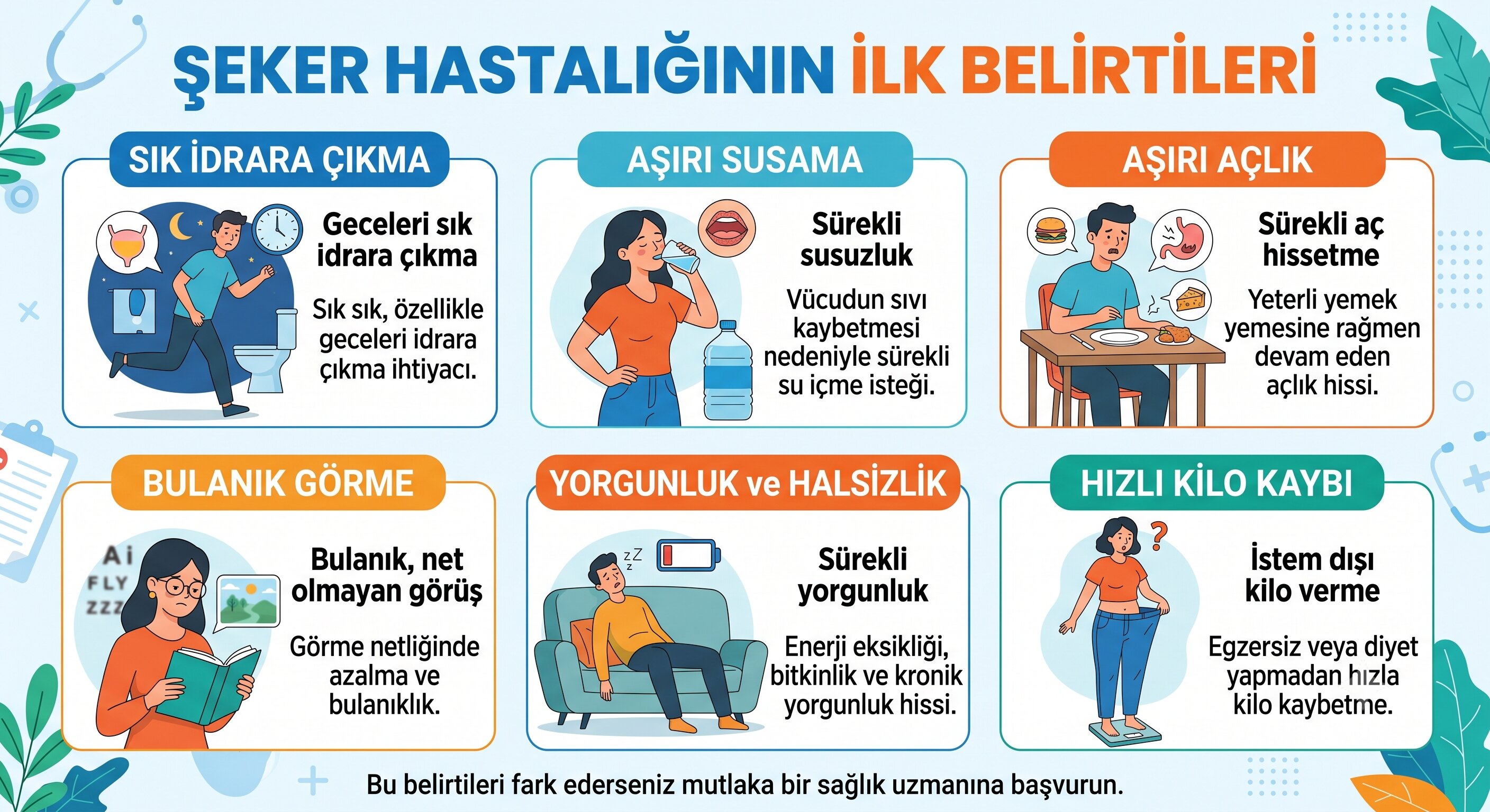 Şeker Hastalığının İlk Belirtileri Nelerdir?